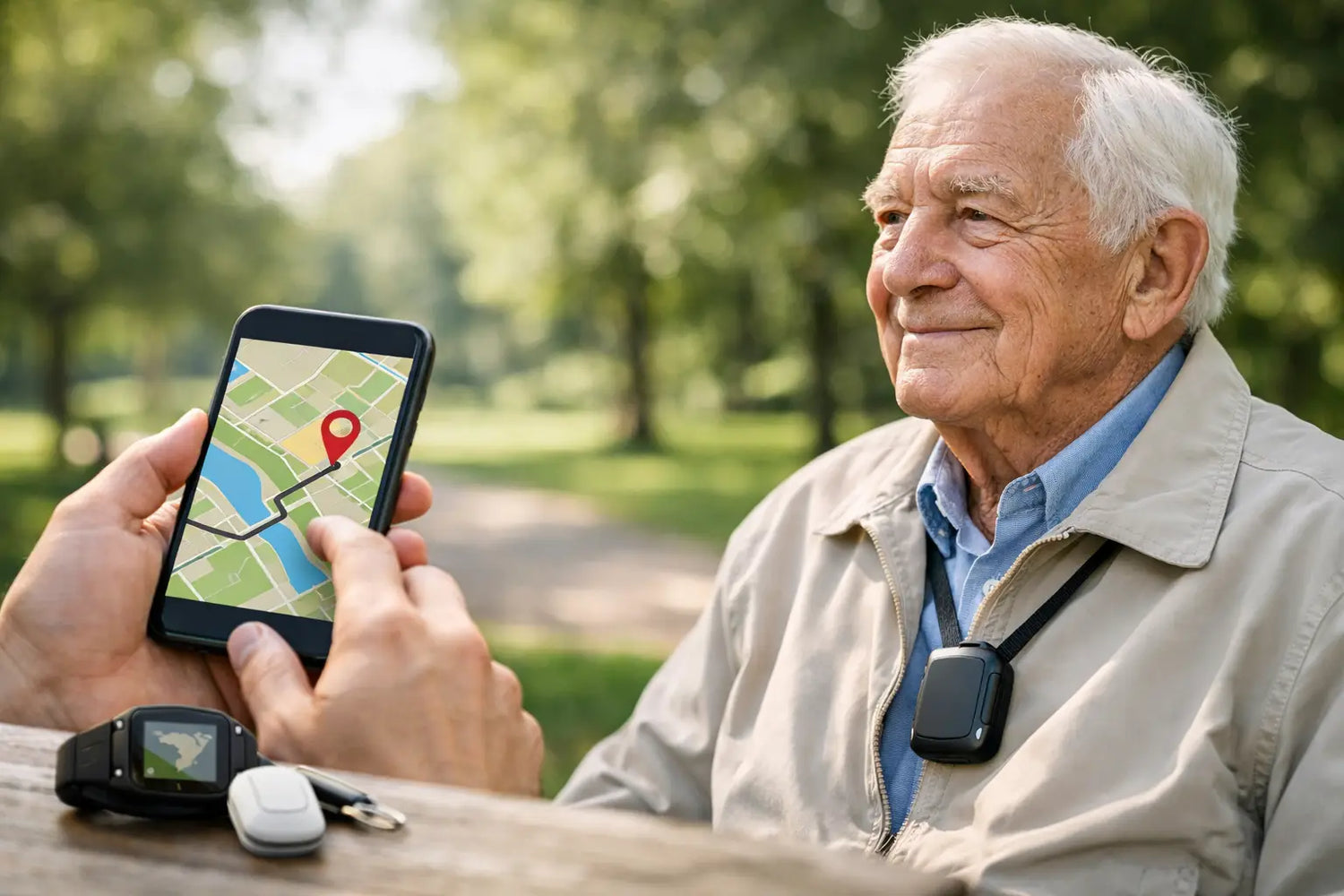 GPS tracker voor oudere ouder kiezen