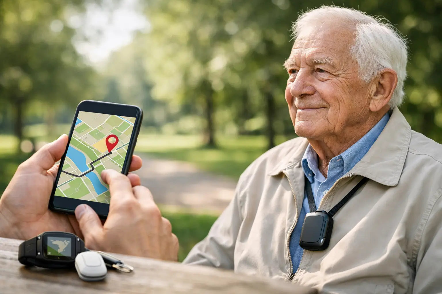 GPS tracker voor oudere ouder kiezen