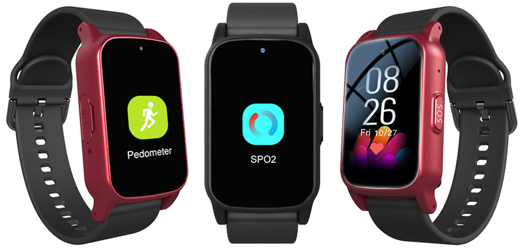 WatchToCare Halo – Een van de kleinste maar zeer compleet GPS-horloge voor senioren - Deze maand met Gratis draadloos oplaadstation t.w.v. €19,95 (op=op)