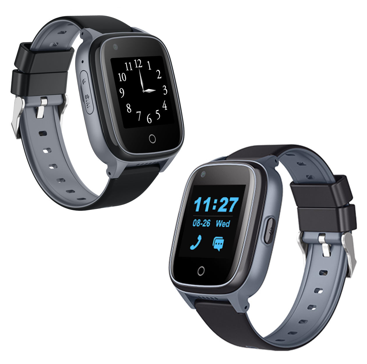 GPS Horloge Senioren WTC45 - Deze maand inclusief GRATIS laadstation én GRATIS screenprotector samen t.w.v. €39,90