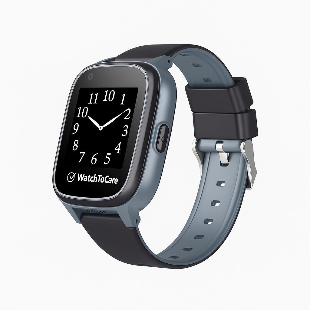GPS Horloge Senioren WTC45 - Deze maand inclusief GRATIS laadstation én GRATIS screenprotector samen t.w.v. €39,90