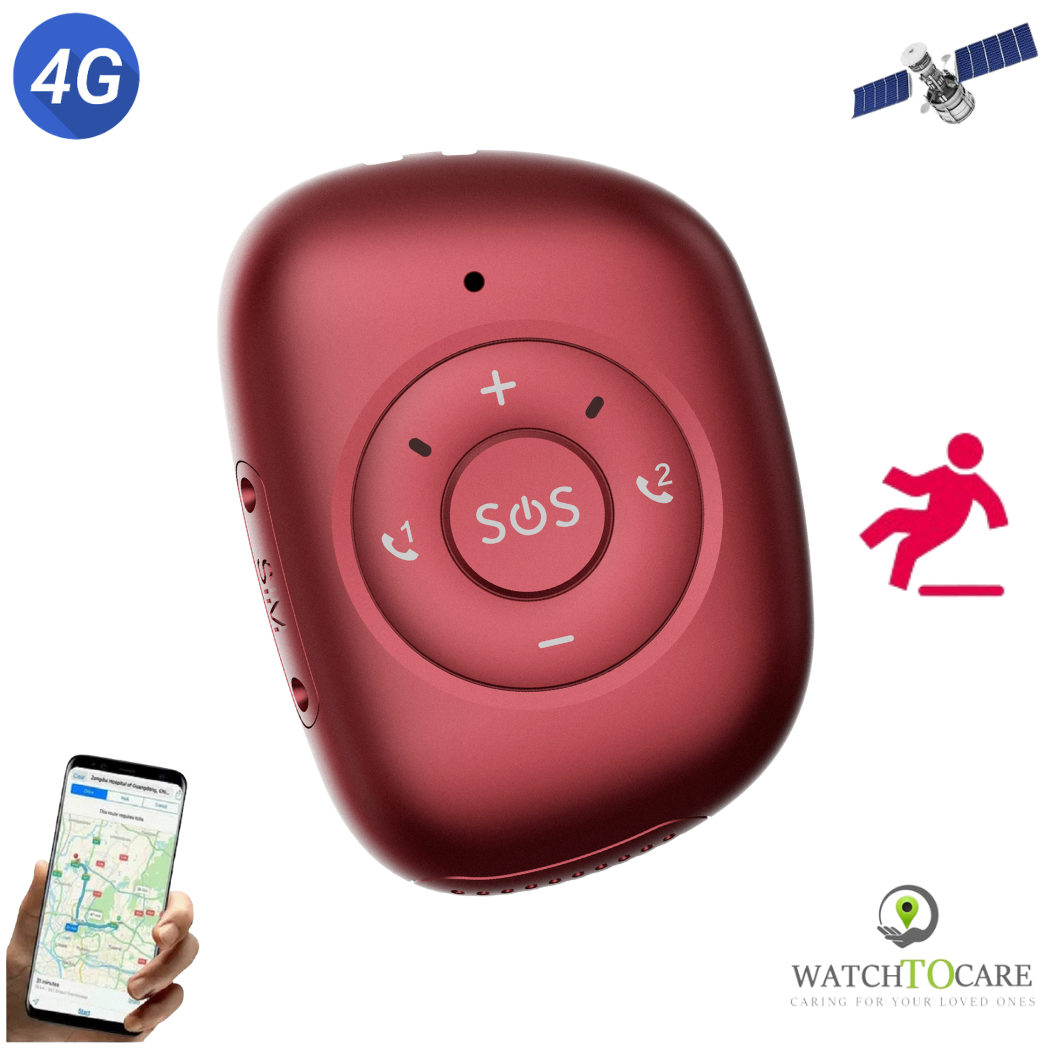 WatchToCare WTC22 GPS Alarmknop - deze maand inclusief Gratis draadloos laadstation t.w.v. € 19,95 - op=op