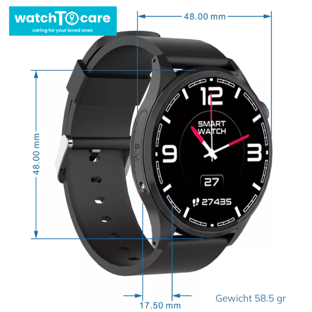 WatchToCare Pulse, inclusief Valdetectie