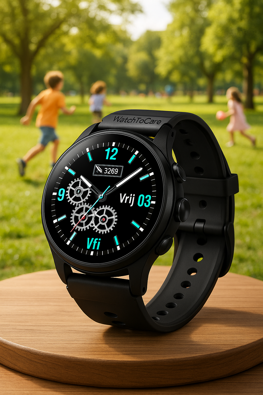 Kinder GPS Smartwatch WTC42 -Zwart