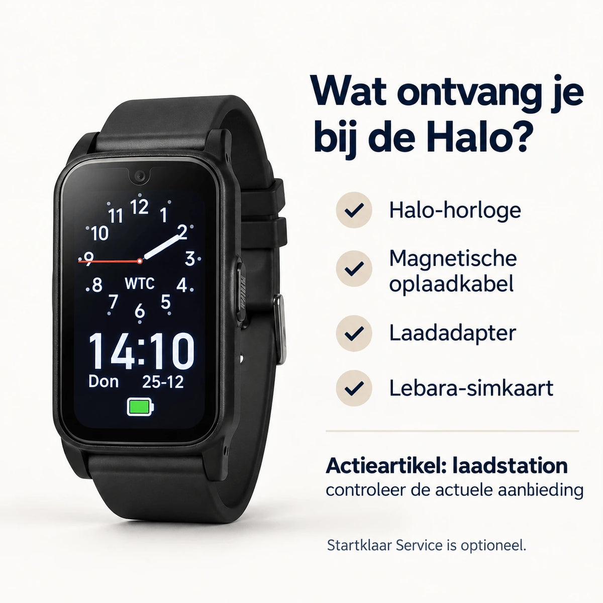 WatchToCare Halo – Het kleinste meest complete GPS-horloge voor senioren