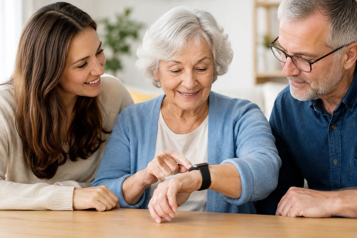 Handleiding seniorenhorloge voor familie