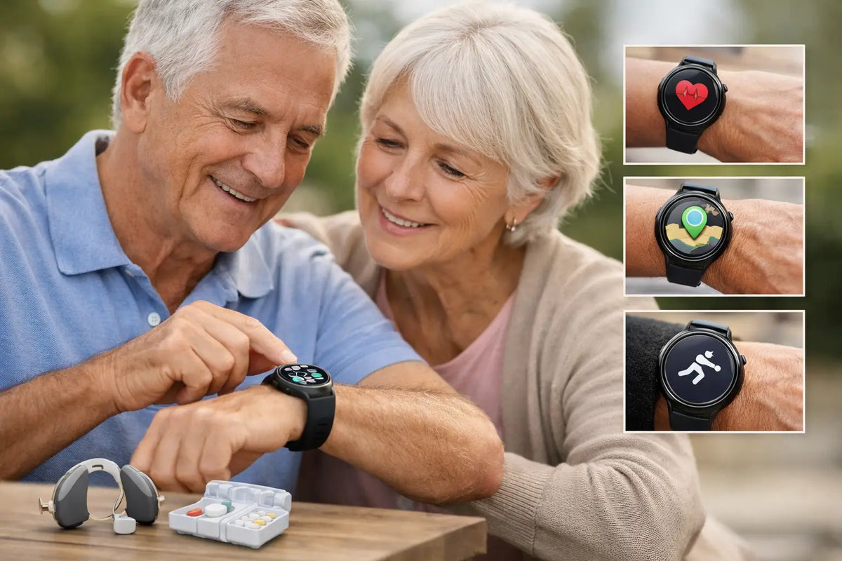 Essentiële functies voor seniorenhorloges