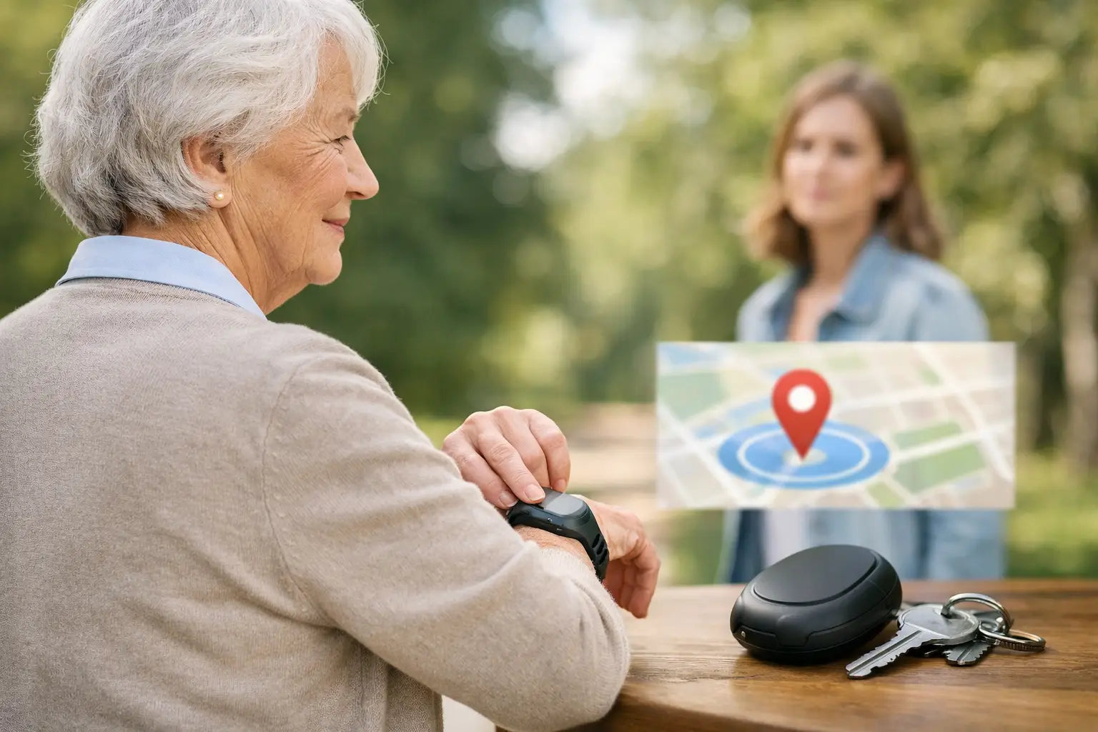 Locatie tracker voor dementerende kiezen