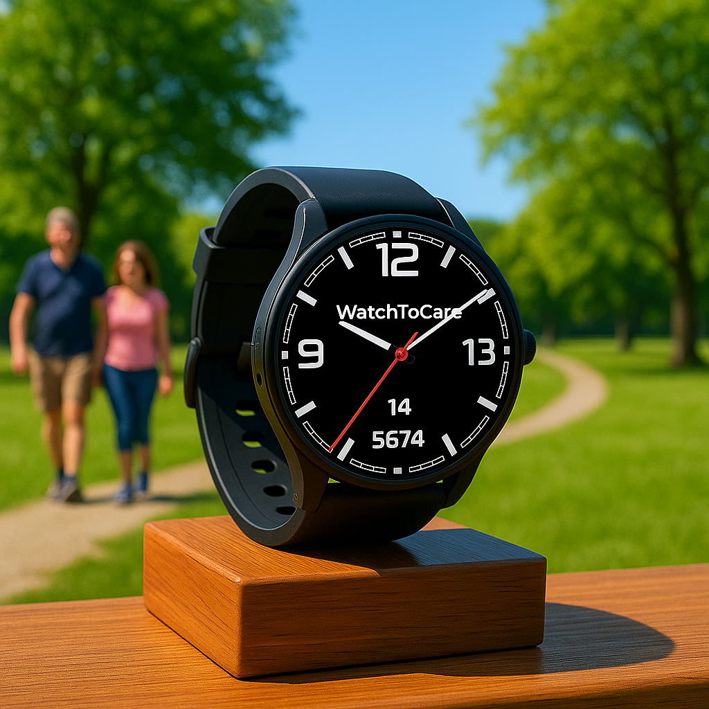 Hoe werkt een zelfstandig GPS horloge of Alarmknop