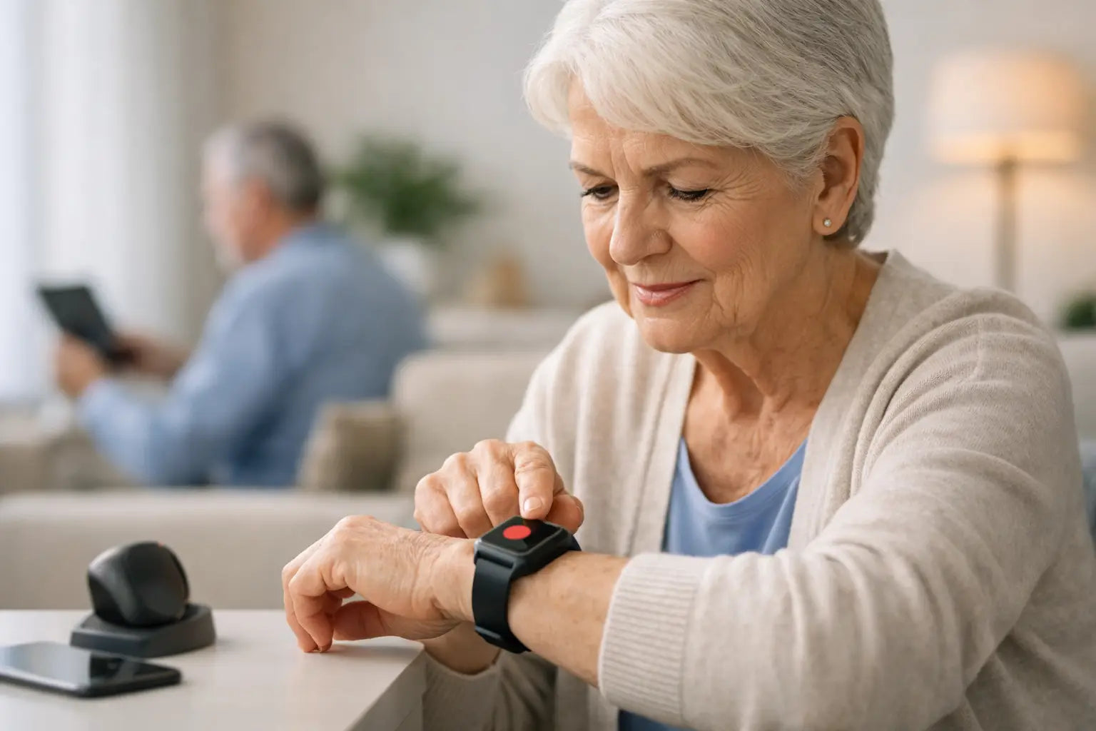 Hoe werkt een senioren alarmhorloge precies?