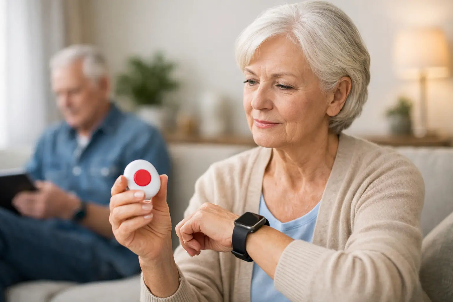 Alarmknop of smartwatch voor senioren kiezen?
