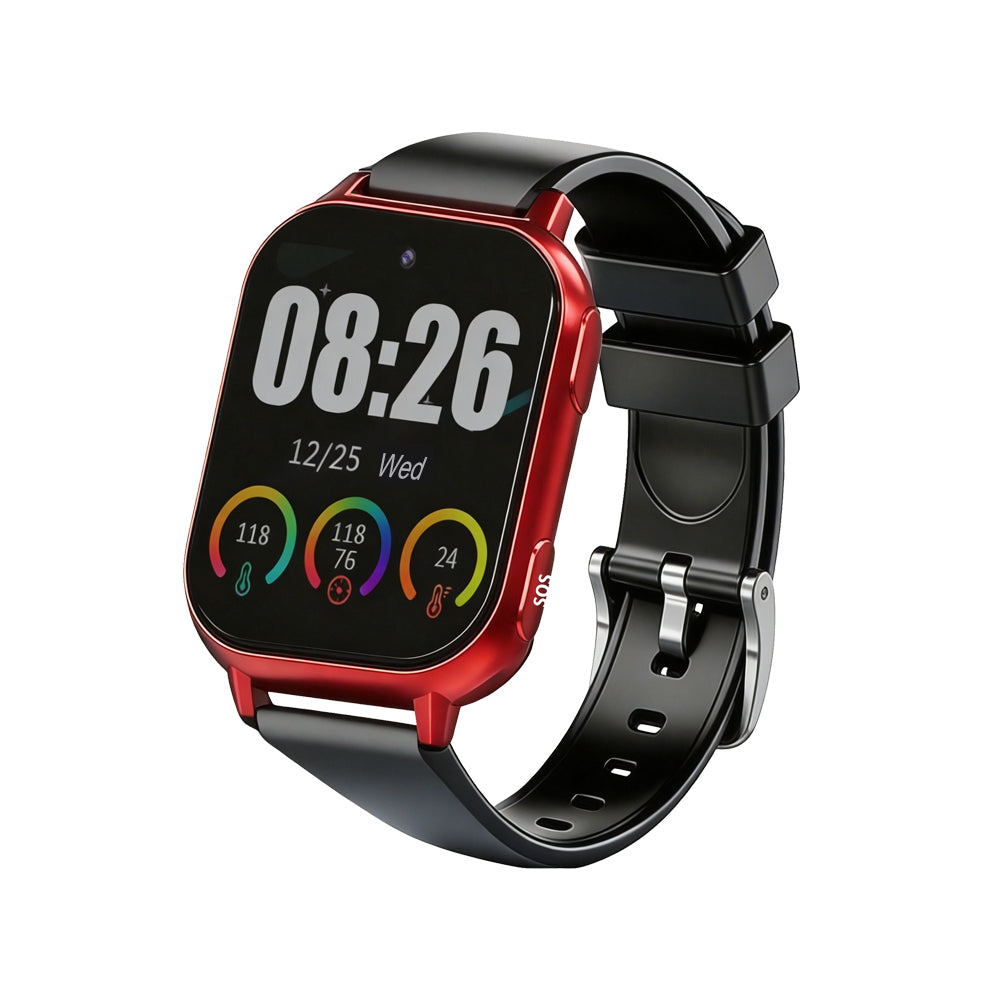 WatchToCare Pulse, met valdetectie, GPS-dwaalbeveiliging en een kristalhelder scherm met grote letters - 4G