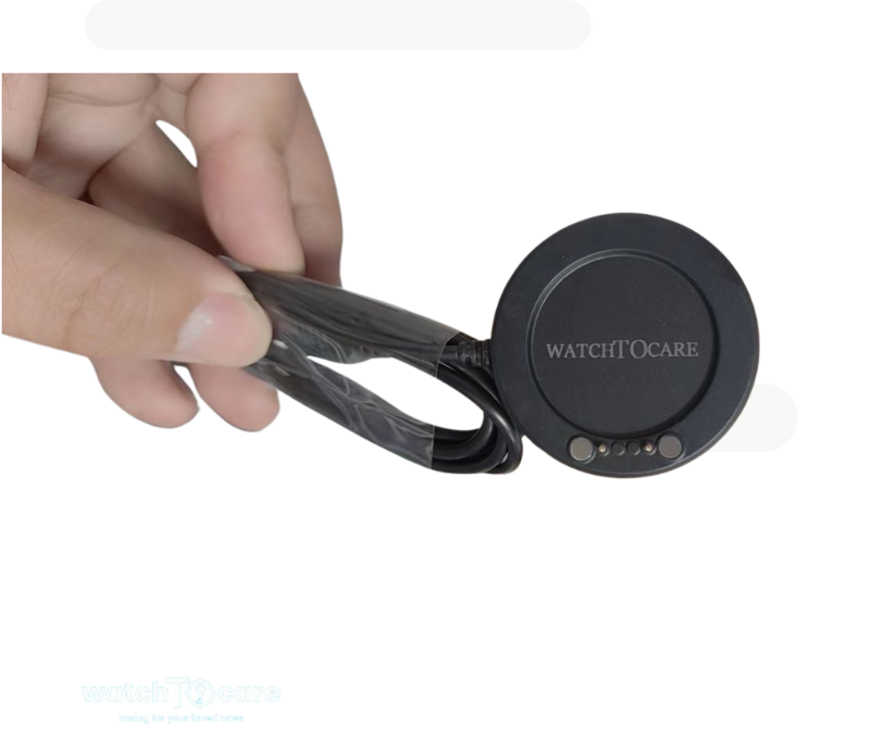 Draadloos Oplaadstation voor WatchToCare WTC 32 en WTC45 Horloges - Lengte 1 Meter