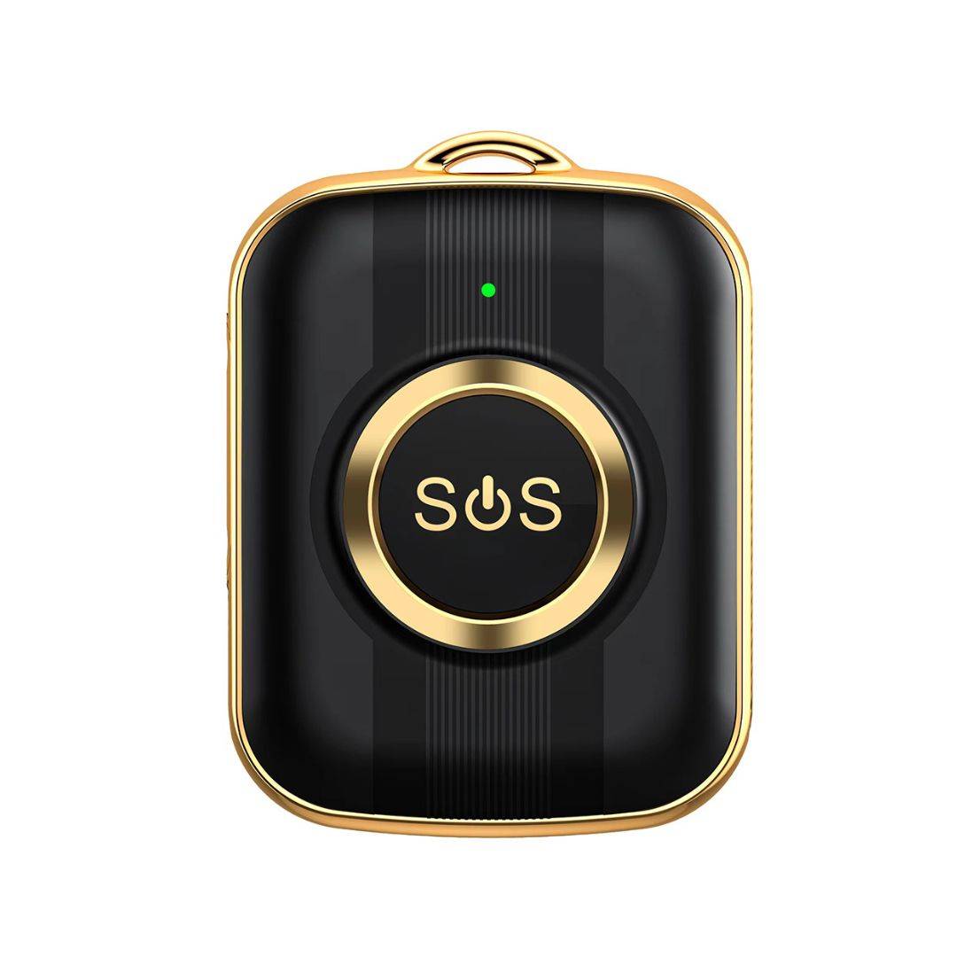 WatchToCare Gold GPS Alarmknop - deze maand inclusief Gratis draadloos laadstation t.w.v. € 19,95 - op=op