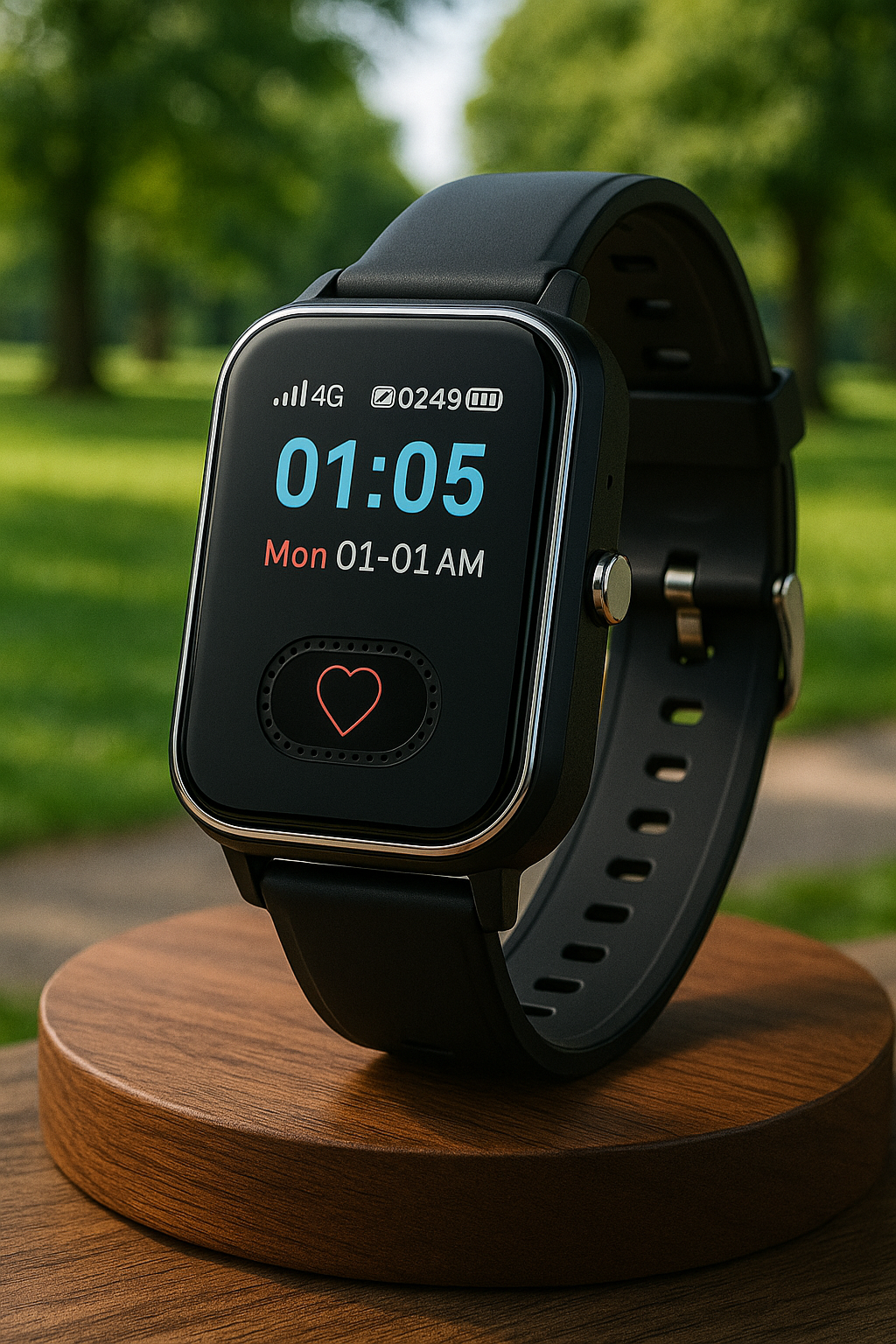 WatchToCare Nova – One Button - Het kleinste, meest complete GPS-horloge voor senioren - Deze maand met Gratis draadloos oplaadstation (op=op)
